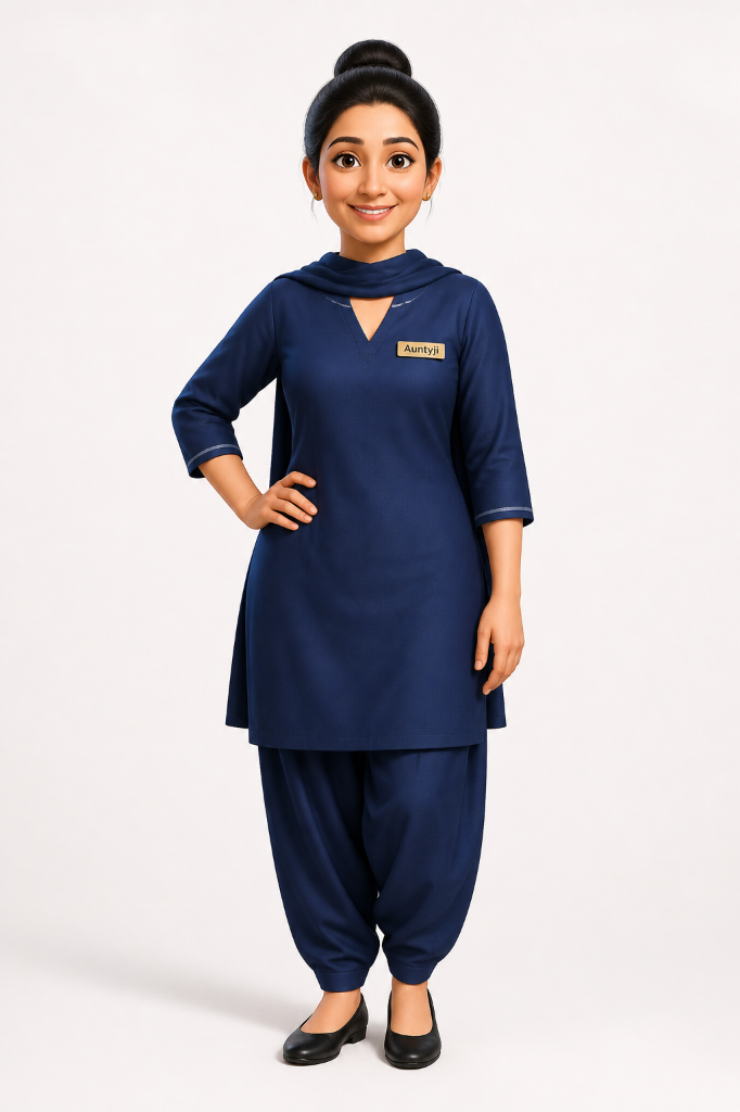 Friendly Aunty Ji 3D Character